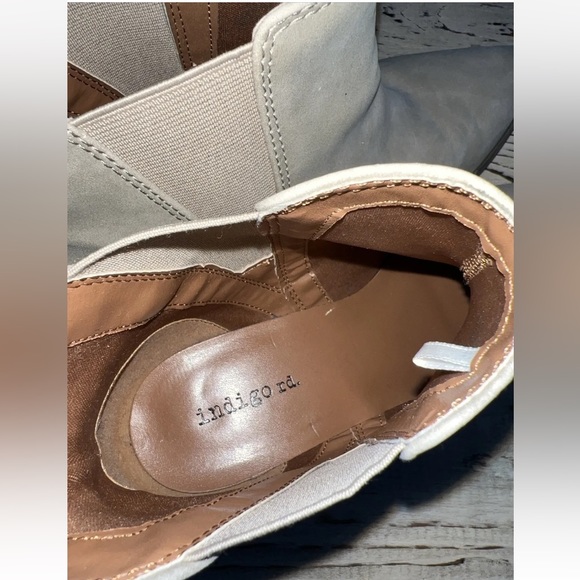 INDIGO RD Women's Yelena Ankle Bootie Size 8 Light Natural Taupe Beige Pull On - Picture 5 of 7